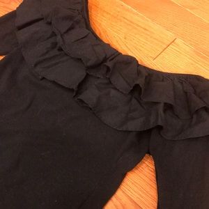 H&M ruffle long sleeve S